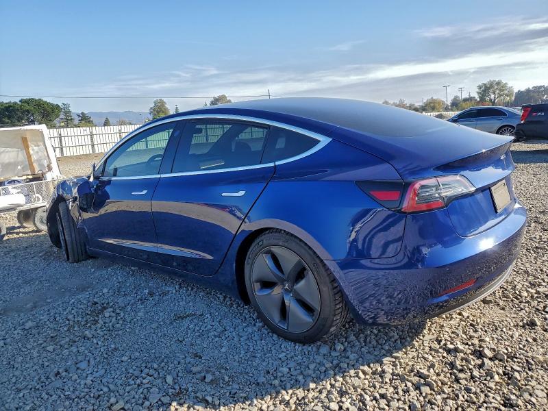 5YJ3E1EBXKF497285 - 2019 TESLA MODEL 3 أزرق صورة 2