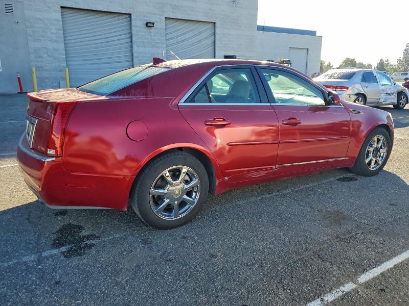 1G6DF577890141186 - 2009 CADILLAC CTS RED photo 3