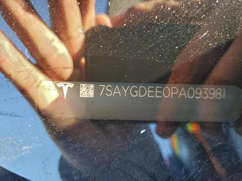 7SAYGDEE0PA093981 - 2023 TESLA MODEL Y WHITE photo 12