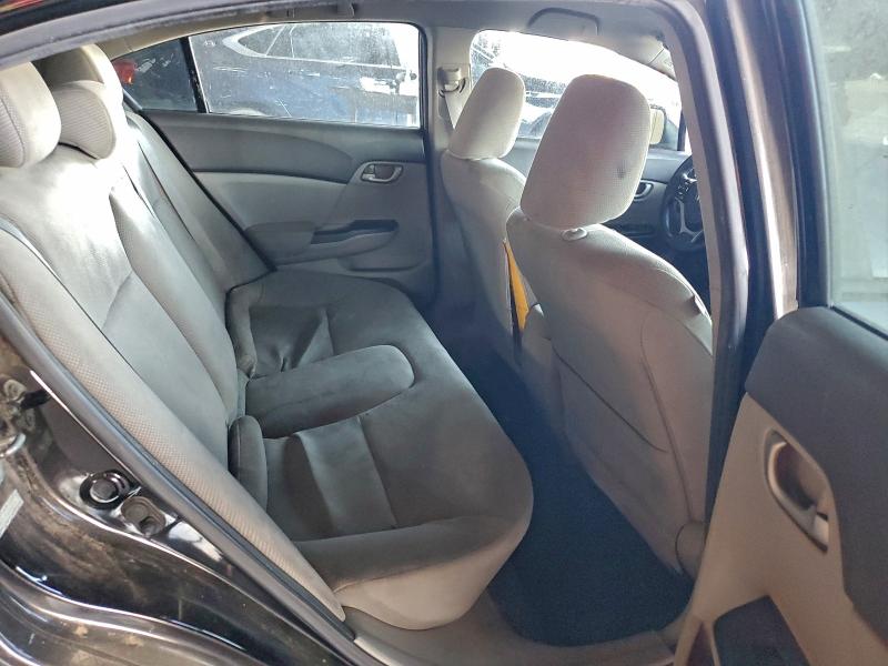 2HGFB2F56CH527190 - 2012 HONDA CIVIC LX BLACK photo 10