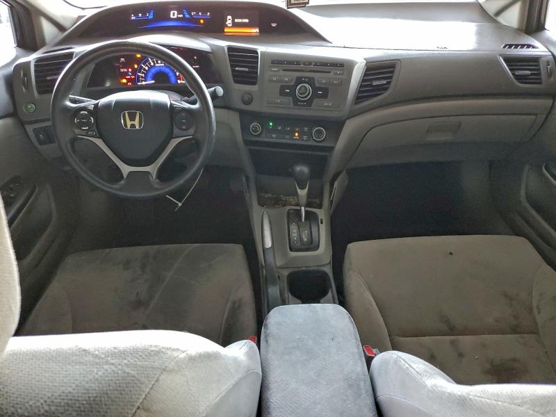 2HGFB2F56CH527190 - 2012 HONDA CIVIC LX BLACK photo 8