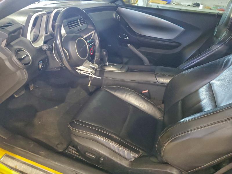 2G1FK1EJ6A9149105 - 2010 CHEVROLET CAMARO SS YELLOW photo 7