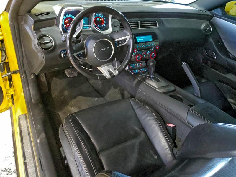 2G1FK1EJ6A9149105 - 2010 CHEVROLET CAMARO SS YELLOW photo 8