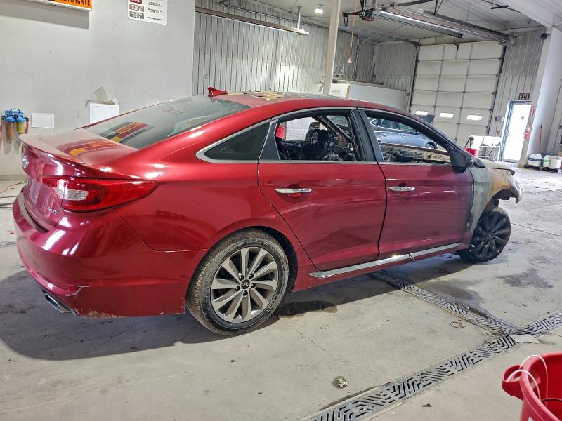 5NPE34AF8GH342526 - 2016 HYUNDAI SONATA SPORT BURGUNDY photo 3