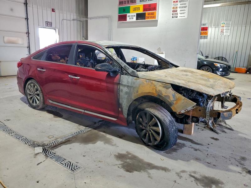 5NPE34AF8GH342526 - 2016 HYUNDAI SONATA SPORT BURGUNDY photo 4