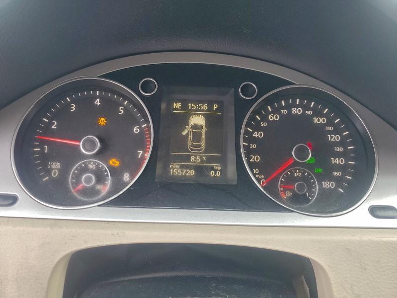 WVWMN7ANXBE700801 - 2011 VOLKSWAGEN CC SPORT Siyah fotoğraf 9