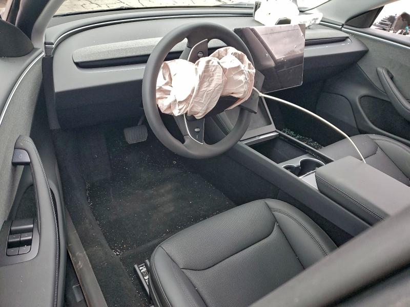 5YJ3E1EA2SF024360 - 2025 TESLA MODEL 3 BLACK photo 8