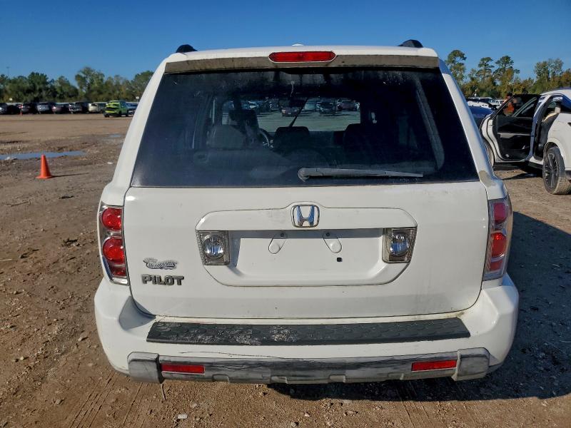 5FNYF28568B026113 - 2008 HONDA PILOT EXL WHITE photo 6