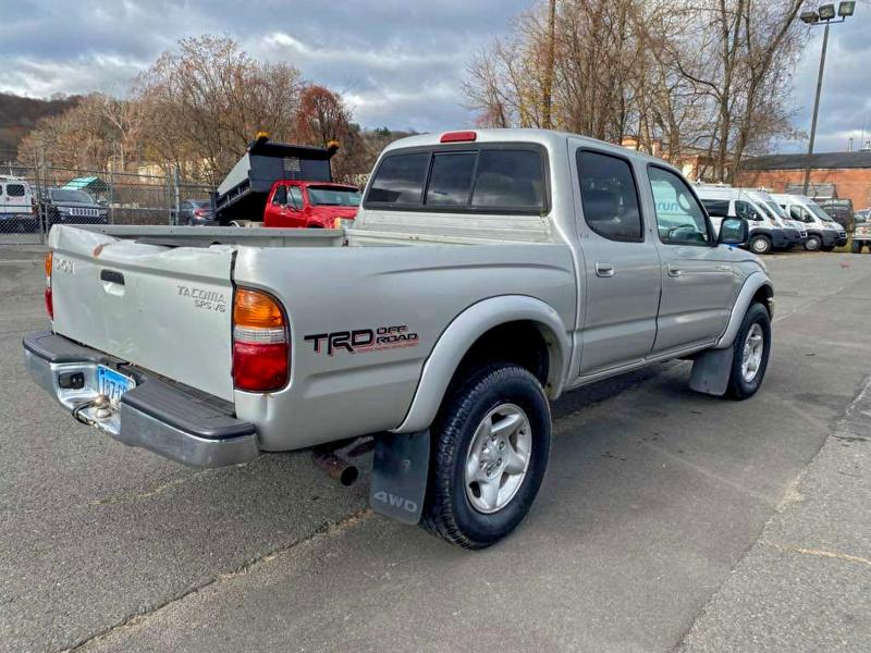 5TEHN72N73Z200965 - 2003 TOYOTA TACOMA DOUBLE CAB SILVER photo 4