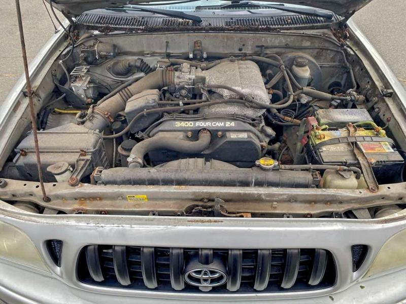 5TEHN72N73Z200965 - 2003 TOYOTA TACOMA DOUBLE CAB SILVER photo 7