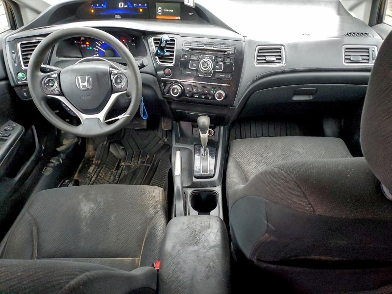 19XFB2F53DE089868 - 2013 HONDA CIVIC LX BLACK photo 8