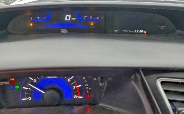 19XFB2F53DE089868 - 2013 HONDA CIVIC LX BLACK photo 9