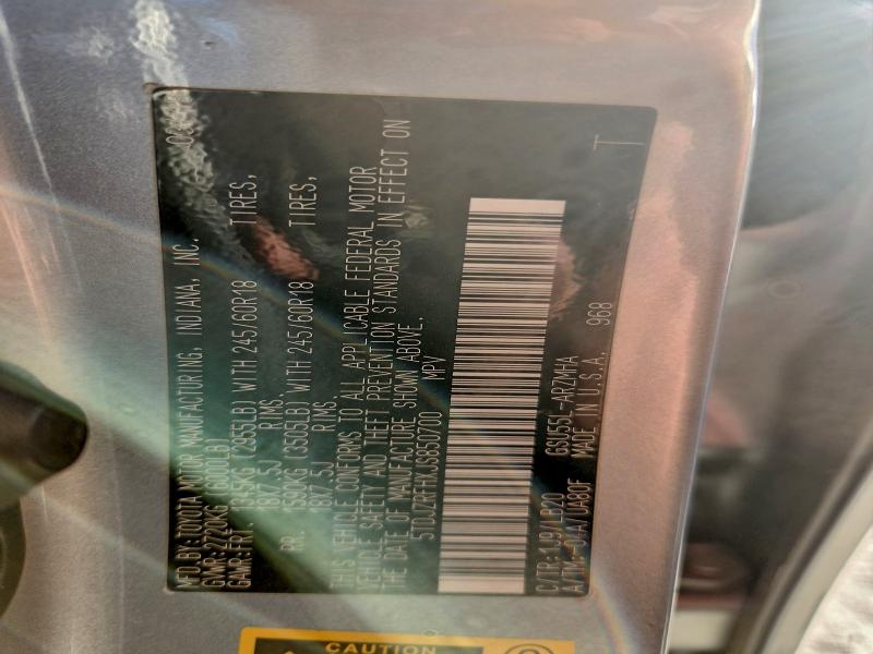 5TDJZRFHXJS850700 - 2018 TOYOTA HIGHLANDER SE Gümüş foto 13