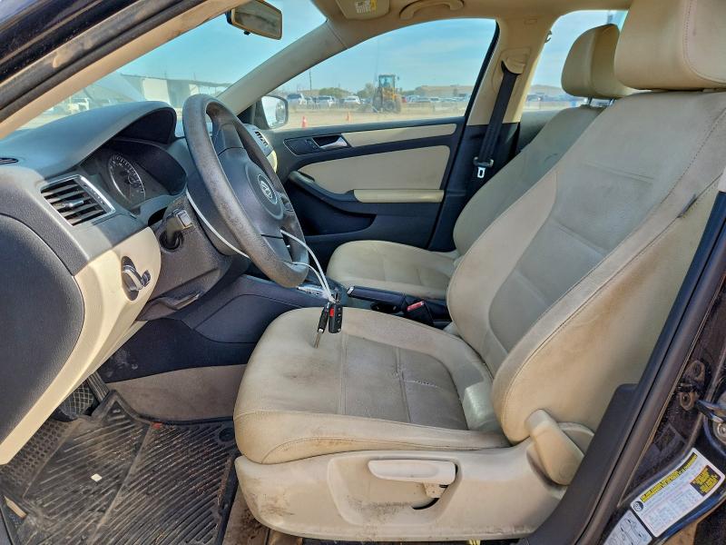 3VWDX7AJ5CM460749 - 2012 VOLKSWAGEN JETTA SE BLACK photo 7