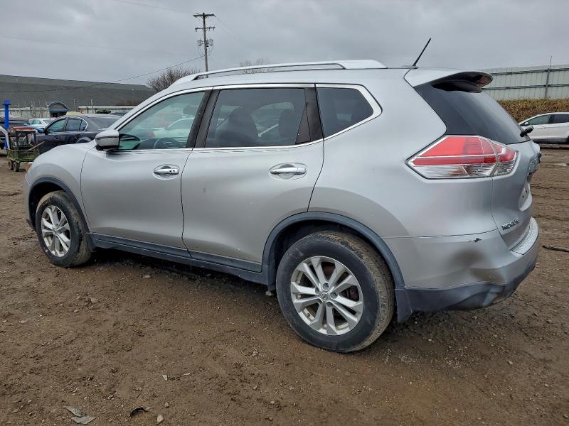 KNMAT2MV4GP630196 - 2016 NISSAN ROGUE S SILVER photo 2