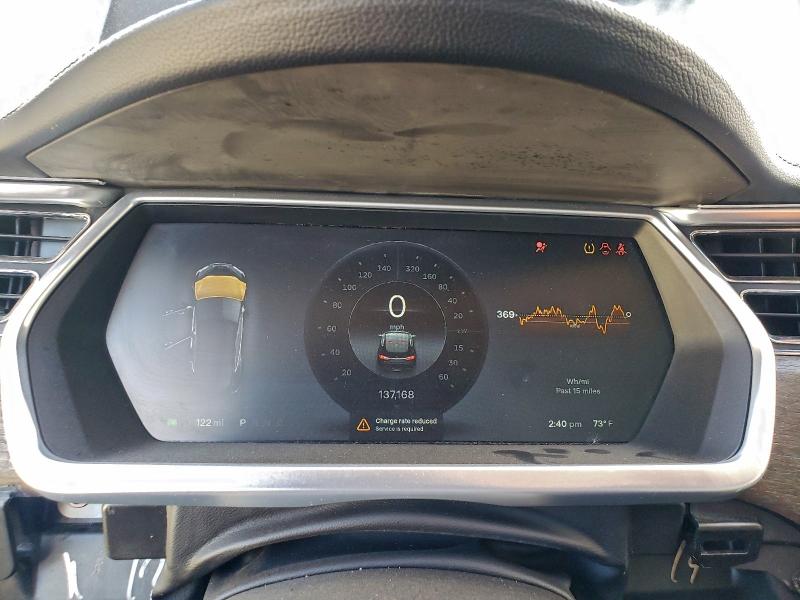 5YJSA1DN0DFP04207 - 2013 TESLA MODEL S أسود صورة 9