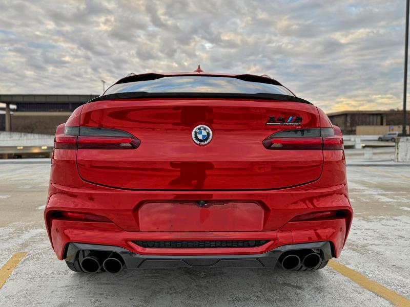 5YMUJ0C08LLU67316 - 2020 BMW X4 M COMPETITION RED photo 12