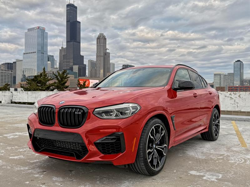 5YMUJ0C08LLU67316 - 2020 BMW X4 M COMPETITION RED photo 2