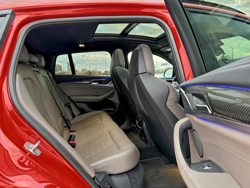 5YMUJ0C08LLU67316 - 2020 BMW X4 M COMPETITION RED photo 6