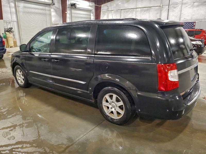 2C4RC1BG7CR134707 - 2012 CHRYSLER TOWN & COU TOURING BLACK photo 2