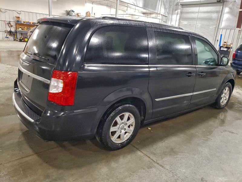 2C4RC1BG7CR134707 - 2012 CHRYSLER TOWN & COU TOURING BLACK photo 3