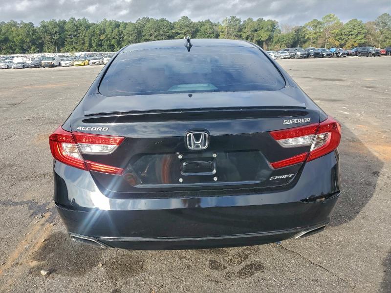1HGCV1F32JA068898 - 2018 HONDA ACCORD SPORT შავი ფოტო 6