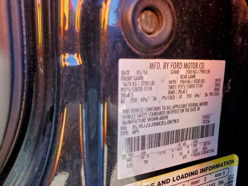 5LMJJ3J58EEL06783 - 2014 LINCOLN NAVIGATOR L BLACK photo 13