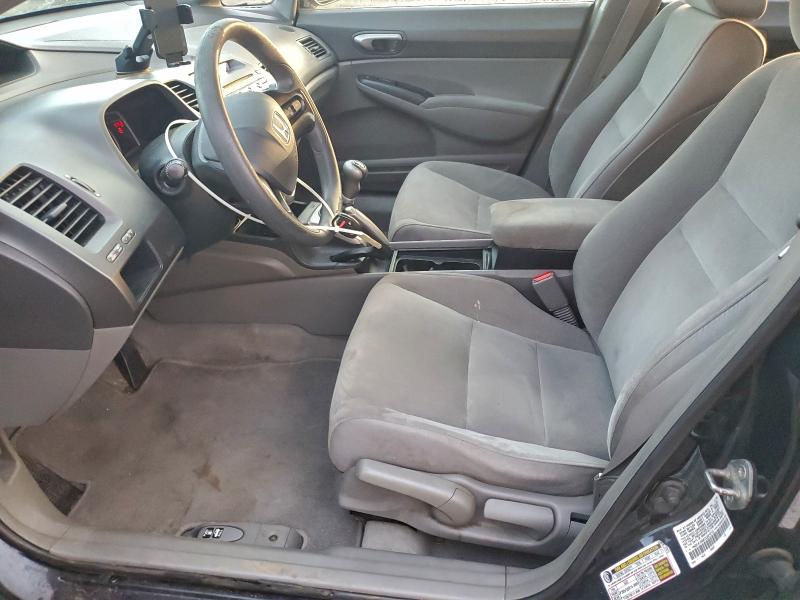1HGFA15507L031213 - 2007 HONDA CIVIC LX შავი ფოტო 7