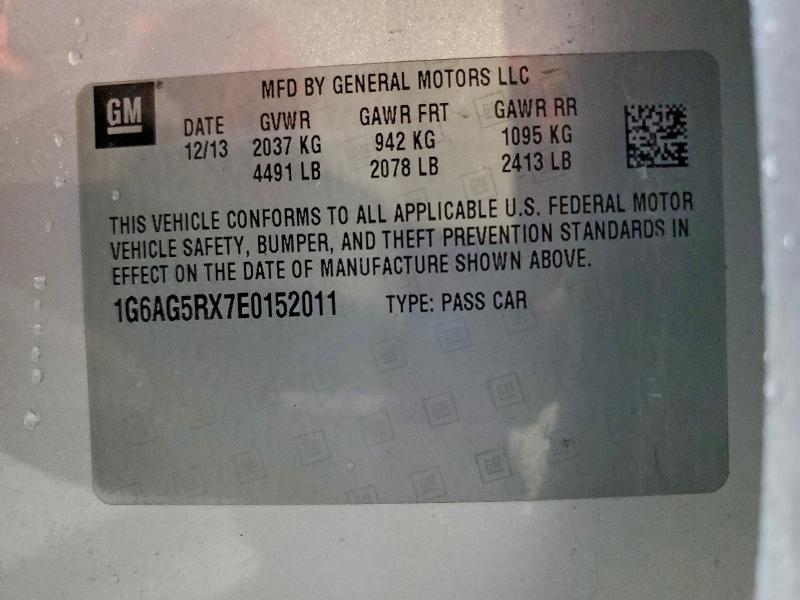 1G6AG5RX7E0152011 - 2014 CADILLAC ATS Gümüş foto 13