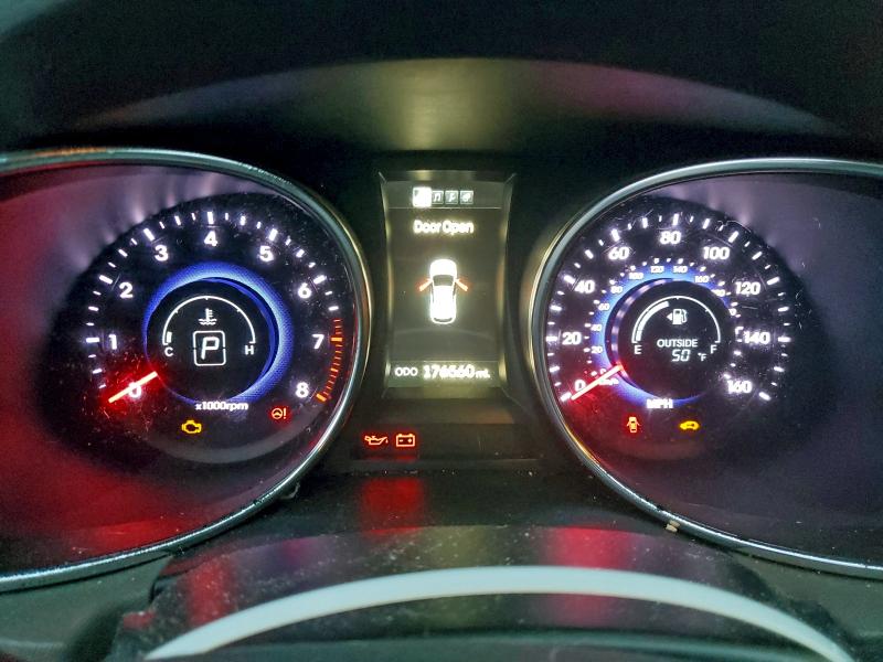 5XYZUDLB9DG097117 - 2013 HYUNDAI SANTA FE S BLACK photo 9