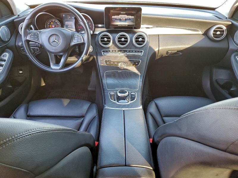 55SWF4KB0HU193339 - 2017 MERCEDES-BENZ C 300 4MATIC BLACK photo 8