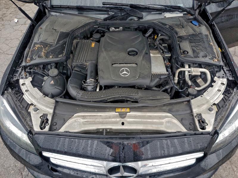 55SWF4KB5HU183616 - 2017 MERCEDES-BENZ C 300 4MATIC BLACK photo 11