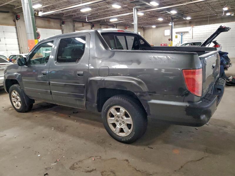 5FPYK1F55BB005955 - 2011 HONDA RIDGELINE RTL GRAY photo 2