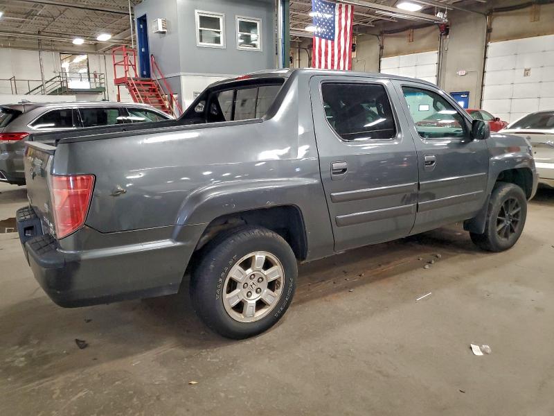 5FPYK1F55BB005955 - 2011 HONDA RIDGELINE RTL GRAY photo 3