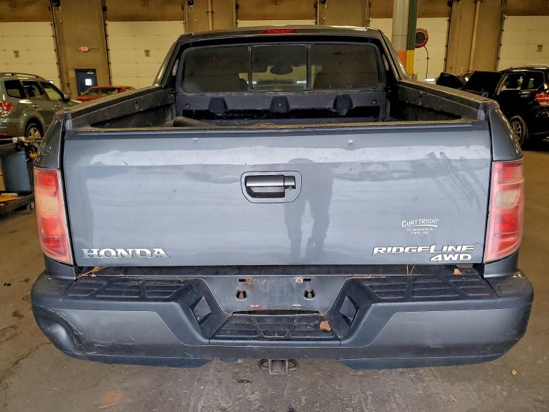 5FPYK1F55BB005955 - 2011 HONDA RIDGELINE RTL GRAY photo 6