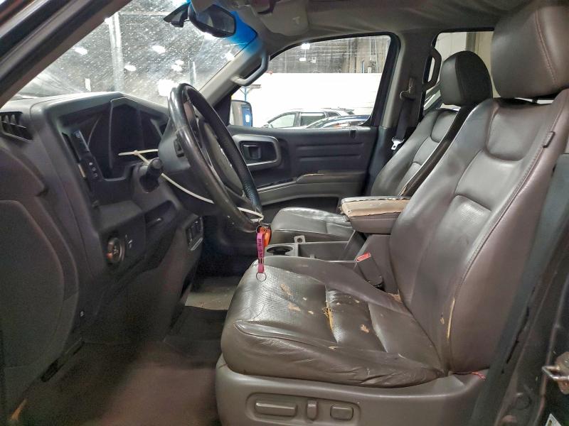 5FPYK1F55BB005955 - 2011 HONDA RIDGELINE RTL GRAY photo 7