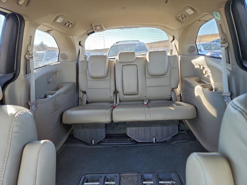 5FNRL5H95EB024723 - 2014 HONDA ODYSSEY TOURING WHITE photo 10