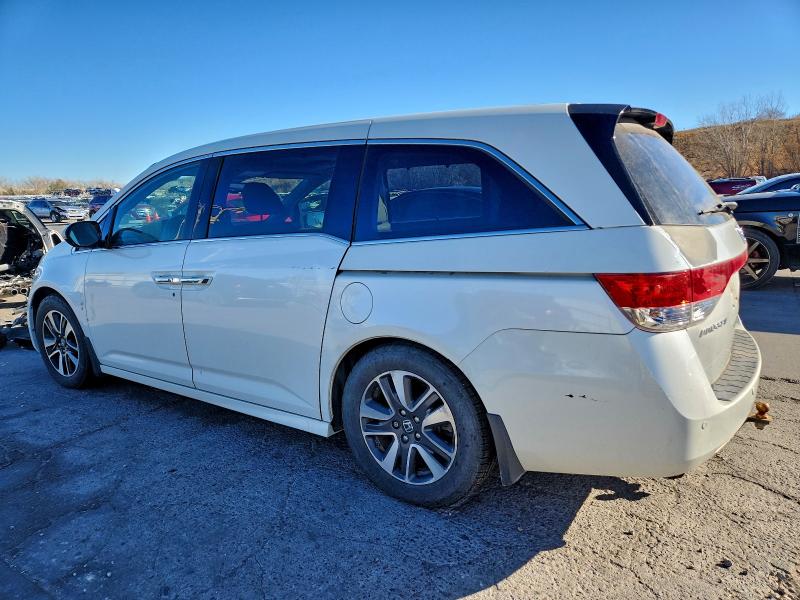 5FNRL5H95EB024723 - 2014 HONDA ODYSSEY TOURING WHITE photo 2