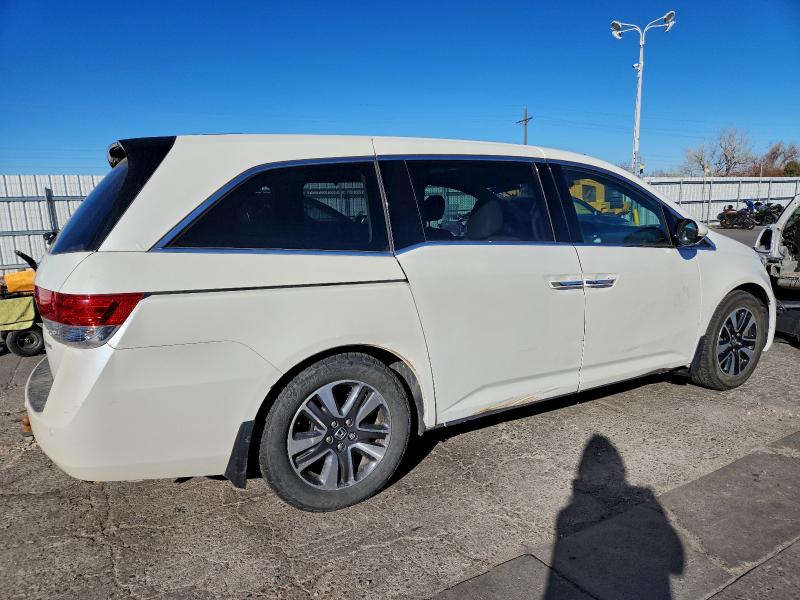 5FNRL5H95EB024723 - 2014 HONDA ODYSSEY TOURING WHITE photo 3