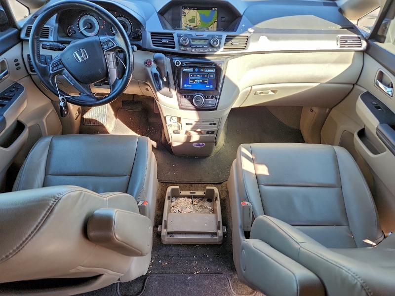 5FNRL5H95EB024723 - 2014 HONDA ODYSSEY TOURING WHITE photo 8