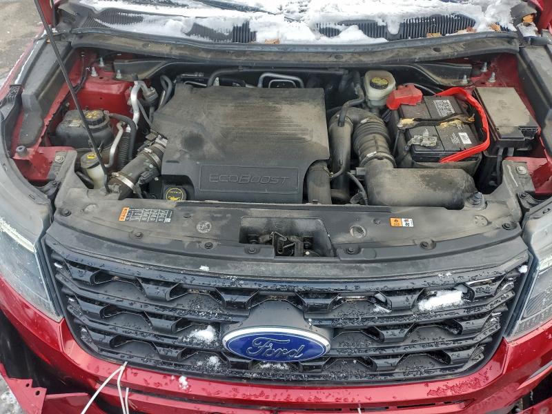 1FM5K8GTXHGC05600 - 2017 FORD EXPLORER SPORT Rojo foto 12