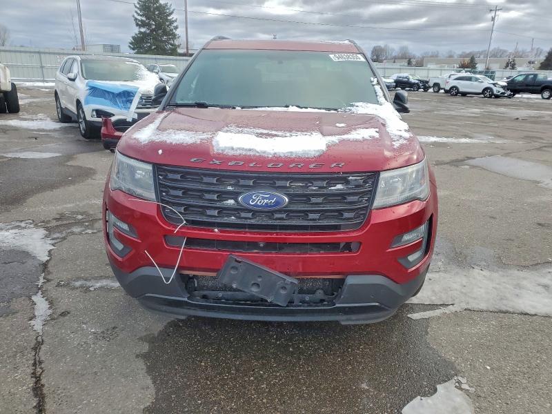 1FM5K8GTXHGC05600 - 2017 FORD EXPLORER SPORT Rojo foto 5