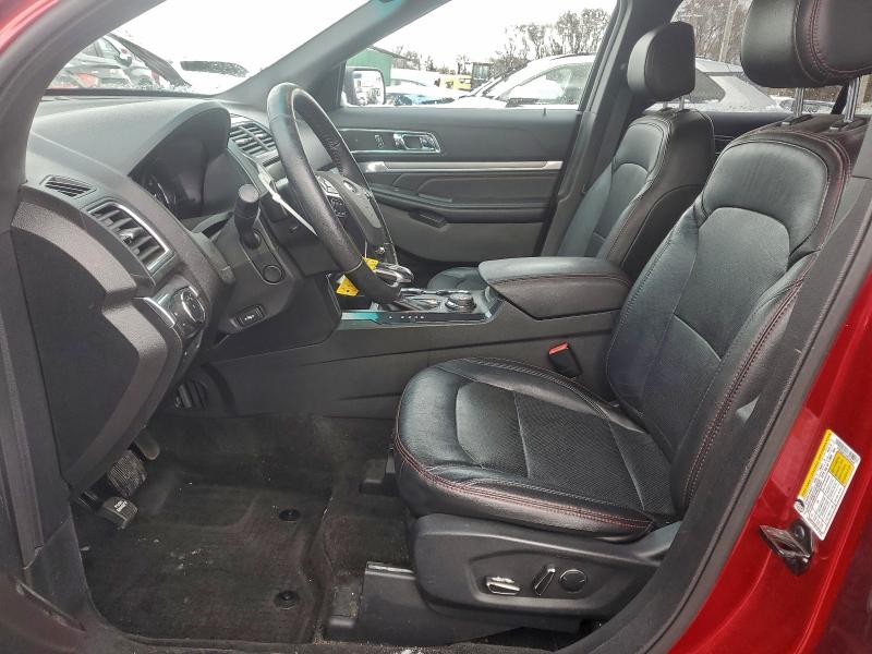 1FM5K8GTXHGC05600 - 2017 FORD EXPLORER SPORT Rojo foto 7