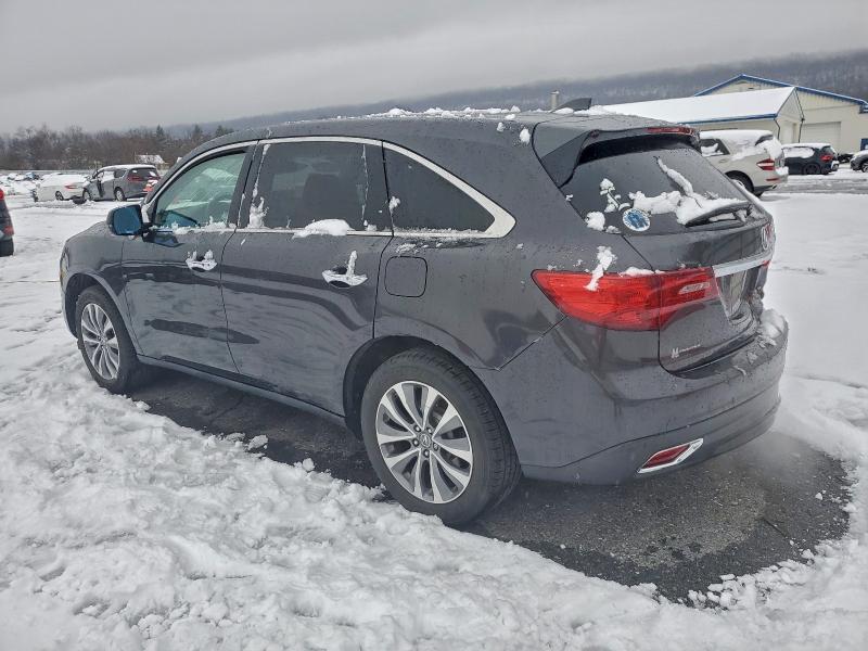 5FRYD4H43EB049822 - 2014 ACURA MDX TECHNOLOGY 灰色 照片 2