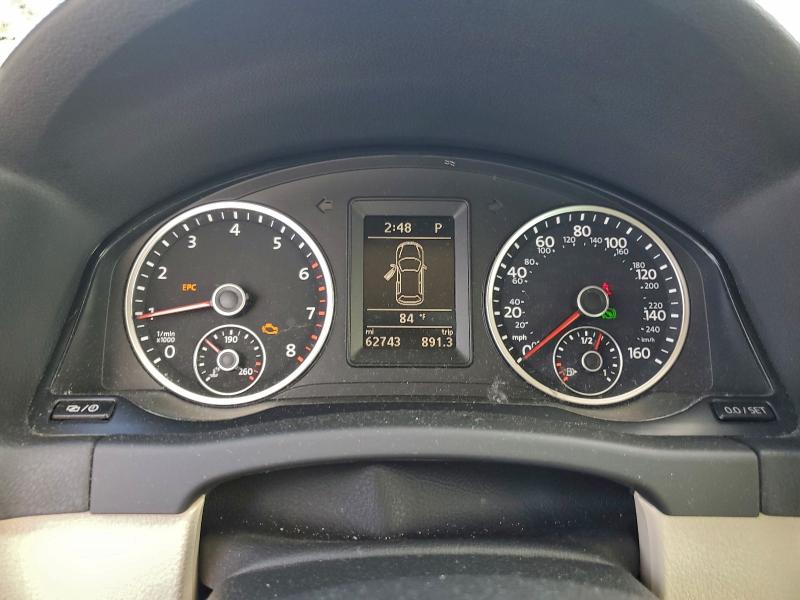 WVGAV7AX5FW592734 - 2015 VOLKSWAGEN TIGUAN S WHITE photo 9