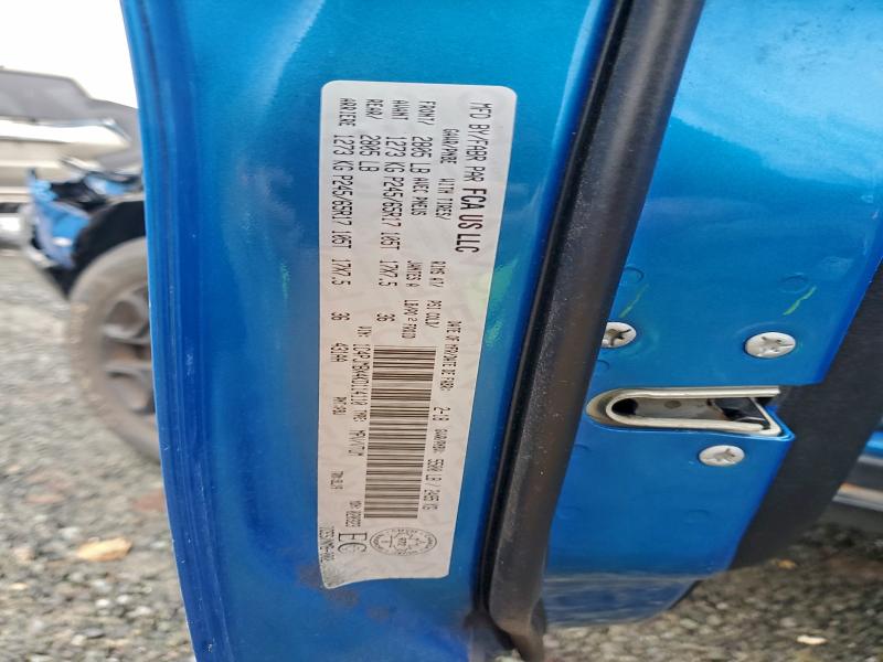 1C4PJMBX4KD114110 - 2019 JEEP CHEROKEE TRAILHAWK Синій фото 14