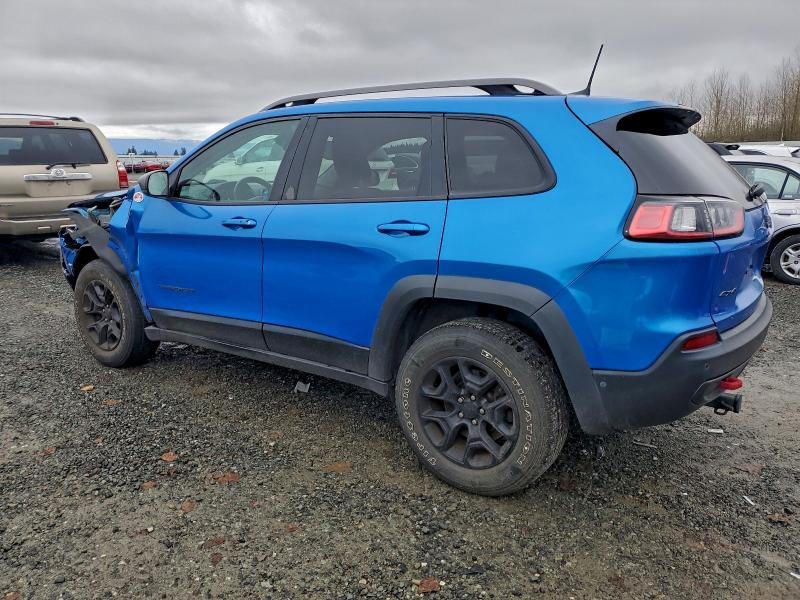 1C4PJMBX4KD114110 - 2019 JEEP CHEROKEE TRAILHAWK Синій фото 2