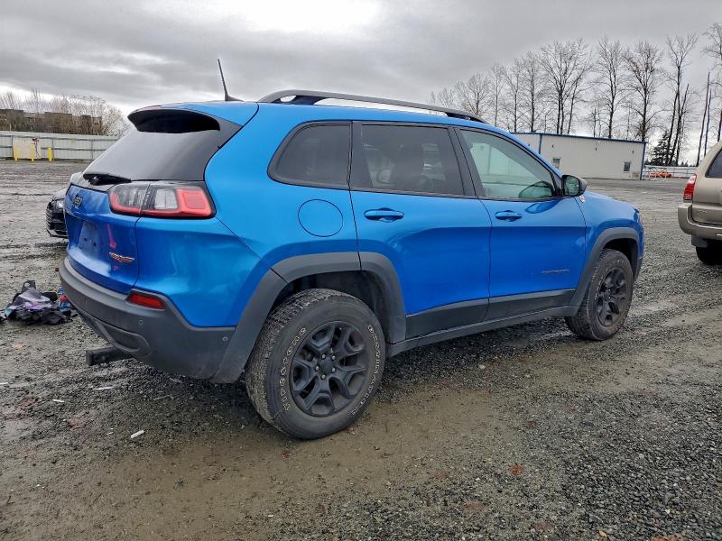 1C4PJMBX4KD114110 - 2019 JEEP CHEROKEE TRAILHAWK Синій фото 3