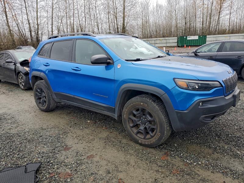 1C4PJMBX4KD114110 - 2019 JEEP CHEROKEE TRAILHAWK Синій фото 4