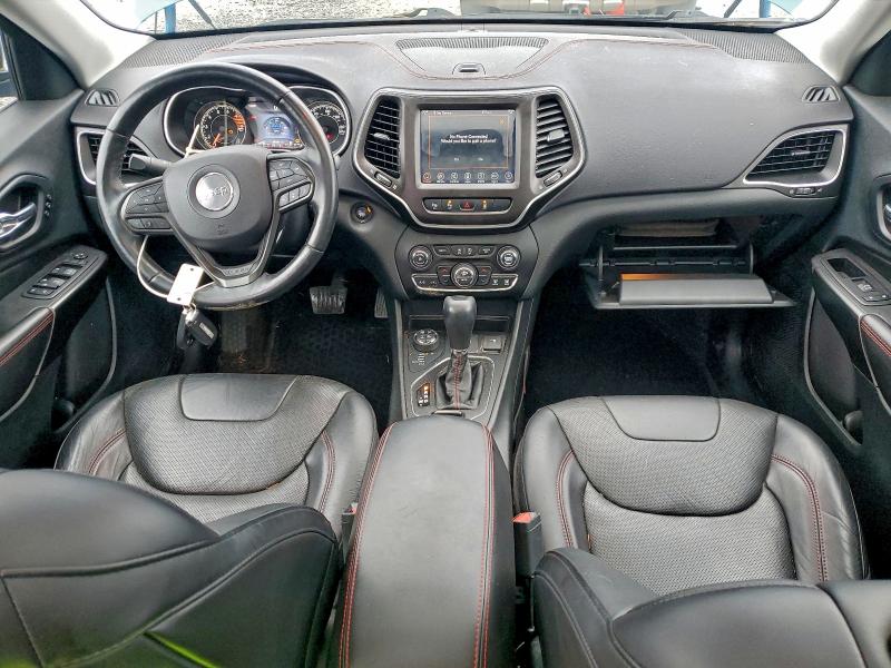 1C4PJMBX4KD114110 - 2019 JEEP CHEROKEE TRAILHAWK Синій фото 8